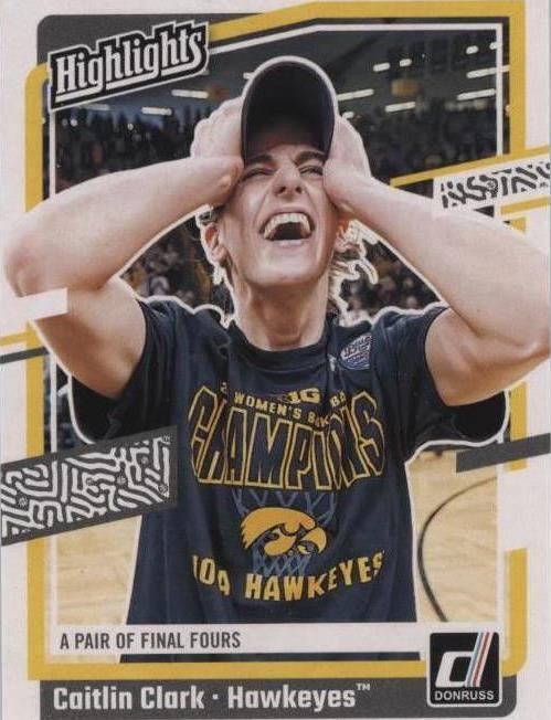 2024 Panini Caitlin Clark Collection Highlights Rookie Card #H8