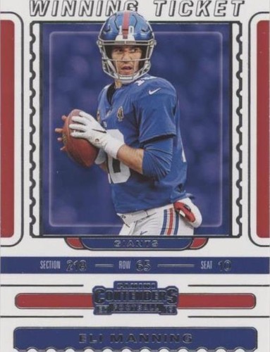 2019 Panini Contenders Eli Manning #WT-6