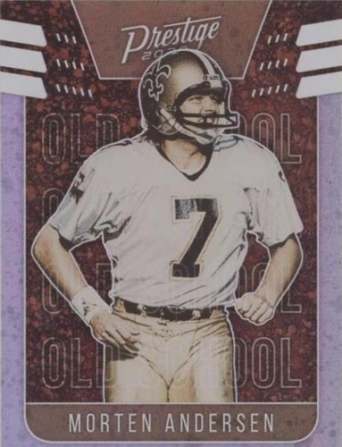 Morten Andersen 2020 Gold Standard Golden Age Autograph 98/99 #21