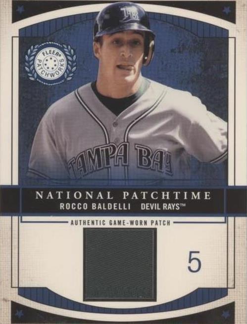 2003 Fleer Patchworks - Rocco Baldelli #NPT-RB2
