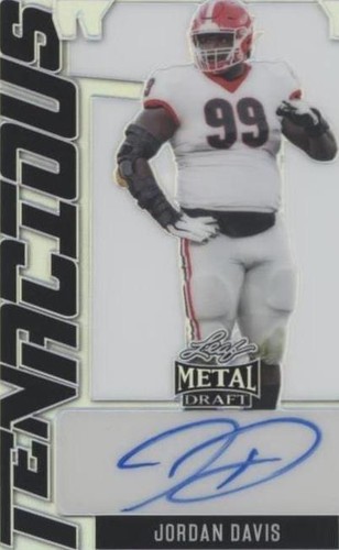2022 Leaf Metal Draft Jordan Davis #TD-JD1