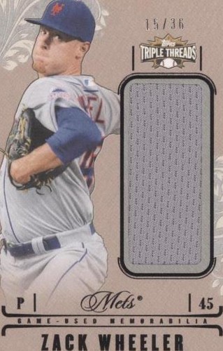 2014 Topps Triple Threads - Zack Wheeler #UJR-ZWH