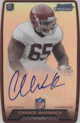 2013 Bowman Chance Warmack #RCRA-CW