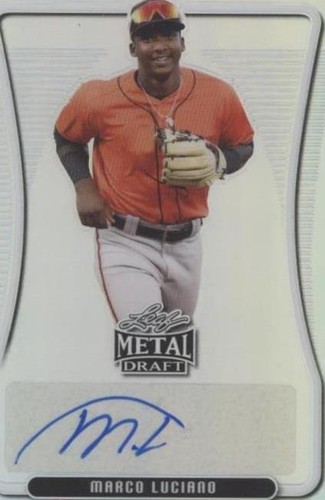 2020 Leaf Metal Draft - Marco Luciano #BA-ML1