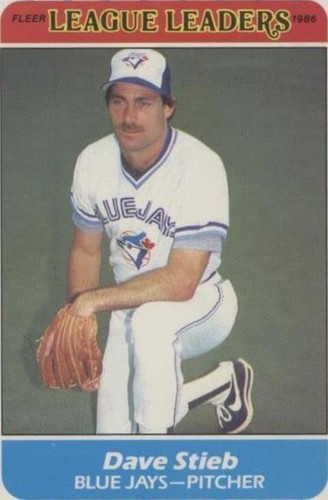 1986 Fleer Major League Leaders - Dave Stieb #43