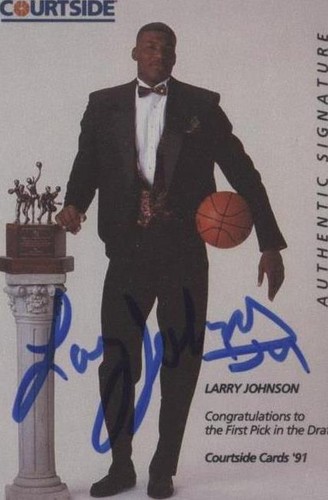 その他 LARRY JOHNSON auto 2022-23 LARRY JOHNSON AUTO PANINI PRIZM SIGNATURES