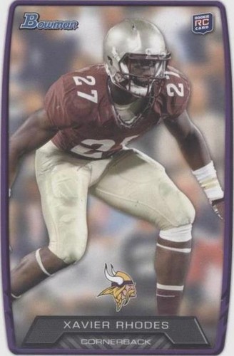 2013 Bowman Xavier Rhodes #158