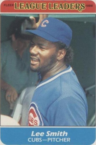 1986 Fleer Major League Leaders - Lee Smith #41