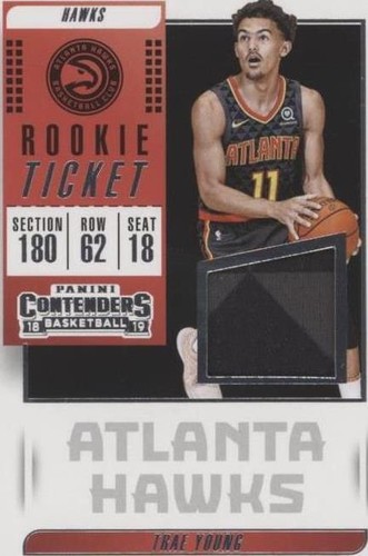 Trae Young RC auto /99シリ 2018-19 Contenders Draft Picks Ticket Auto Trae Young RC /99