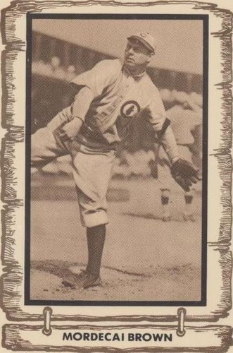 1982 Cramer Baseball Legends Series 3 - Mordecai Brown #71