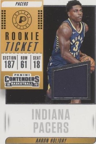 2018-19 Panini Contenders - Aaron Holiday #RT-AHD