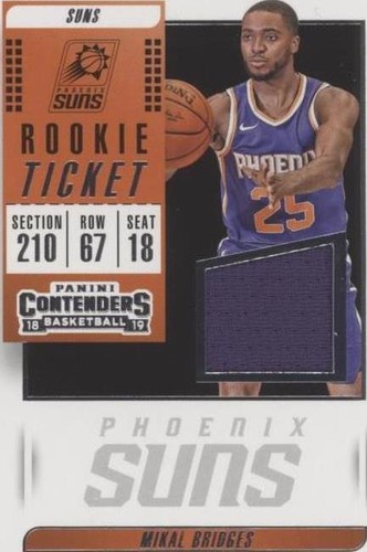 2018-19 Panini Contenders - Mikal Bridges #RT-MKB
