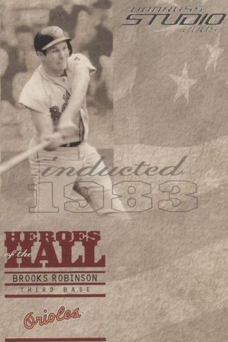 2005 Donruss Studio - Brooks Robinson #HH-3