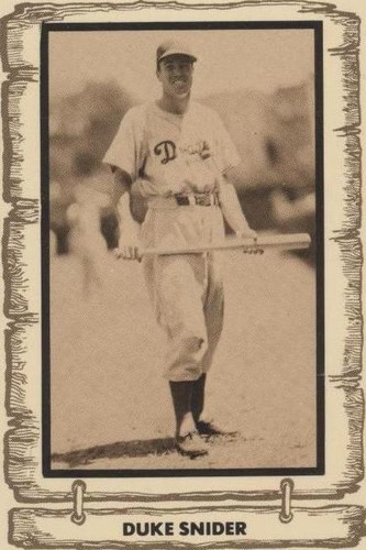 1980 Cramer Baseball Legends Series 1 - Duke Snider #19