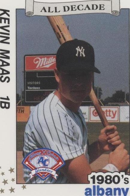 1990 Best Albany-Colonie Yankees/A's All Decade - Kevin Maas #12