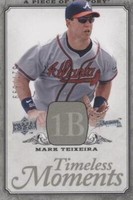 2008 Upper Deck A Piece of History - Mark Teixeira #TM-5