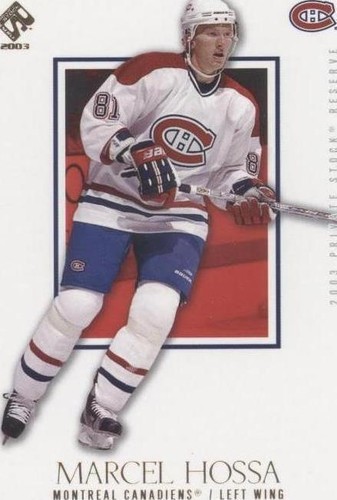 2002-03 Pacific Private Stock Reserve - Marcel Hossa #52