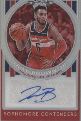 2019-20 Panini Contenders Optic - Troy Brown Jr. #SC-TBR