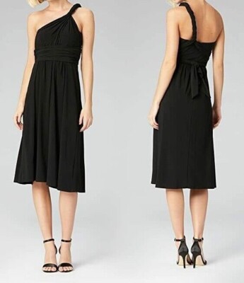 TRUTH & FABLE Women's Multiway Midi Dress Black Size M New with Tag Free P&P UK