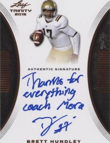 2015 Leaf Trinity Brett Hundley #TS-BH1
