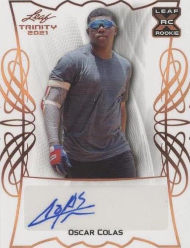 2021 Leaf Trinity - Oscar Colas #BA-OC2