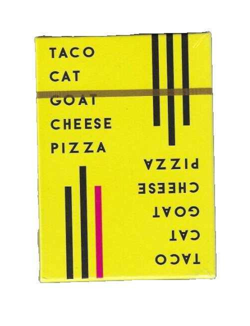 Taco Cat Goat Cheese pizza, NEW! Card Game Slapping Mayhem