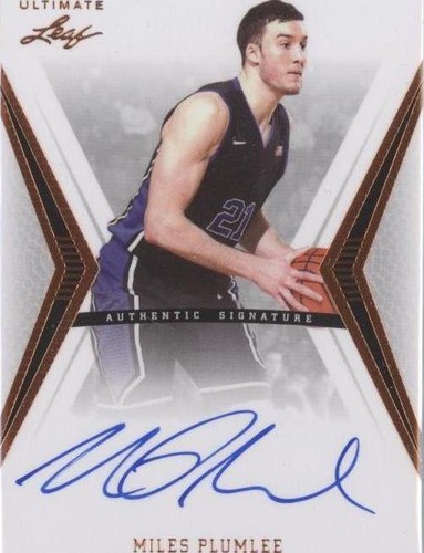 2012 Leaf Ultimate - Miles Plumlee #BA-MP1