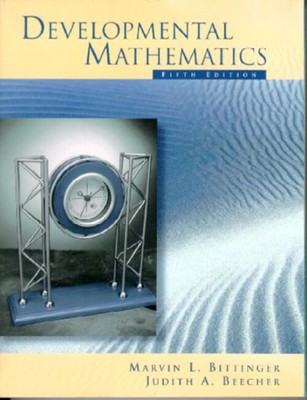 Developmental Mathematics Paperback Marvin L., Beecher, Judith A.