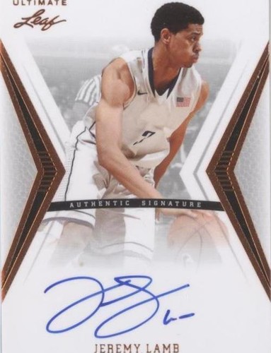 2012 Leaf Ultimate - Jeremy Lamb #BA-JL1