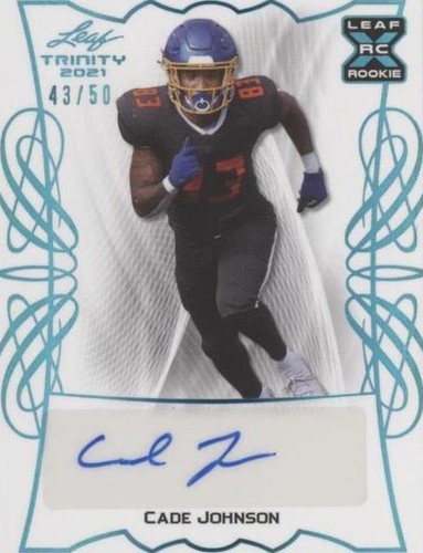 2021 Leaf Trinity Cade Johnson #BA-CJ1