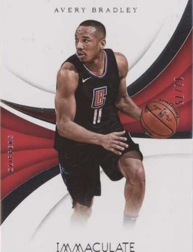 2017-18 Panini Immaculate Collection - Avery Bradley #19