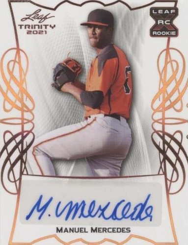 2021 Leaf Trinity - Manuel Mercedes #BA-MM1