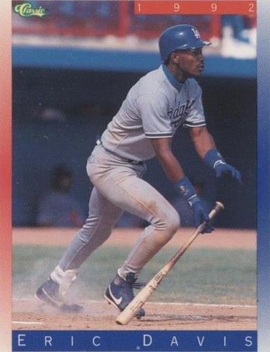 1992 Classic Update Blue/Red Travel Edition - Eric Davis #T25