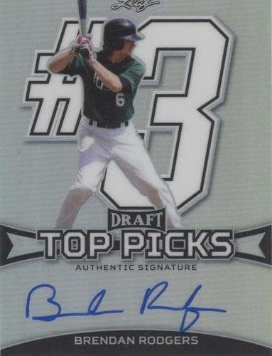 2015 Leaf Metal Draft - Brendan Rodgers #TP-BR1