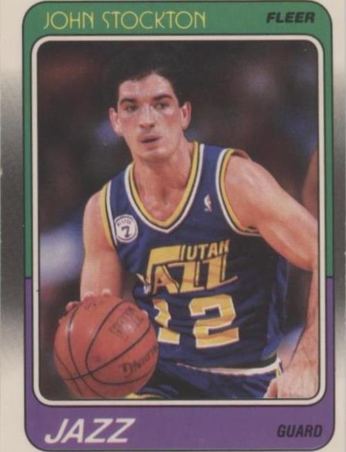 Fleer 1988-89 - John Stockton #115