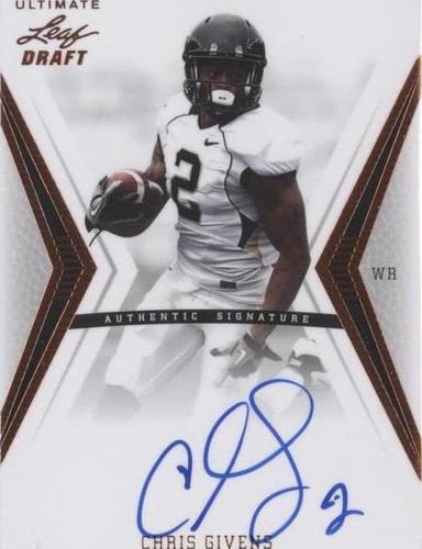 2012 Ultimate Leaf Draft Chris Givens #CG1
