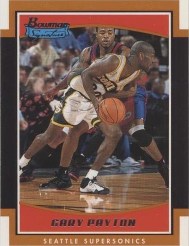 2002-03 Bowman Signature - Gary Payton #SE-GP