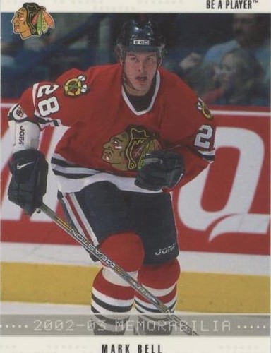2002-03 In the Game Be A Player Memorabilia - Mark Bell #111