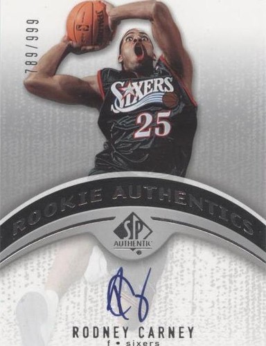 2006-07 SP Authentic - Rodney Carney #106