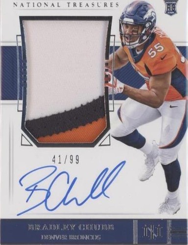 2018 Panini National Treasures Bradley Chubb #200