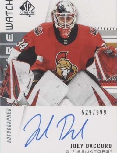 2019-20 SP Authentic - Joey Daccord #158