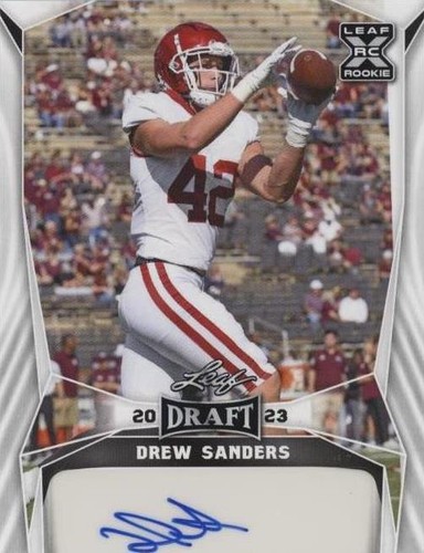 2023 Leaf Draft Drew Sanders #BA-DS1