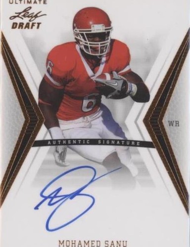 2012 Ultimate Leaf Draft Mohamed Sanu #MS1
