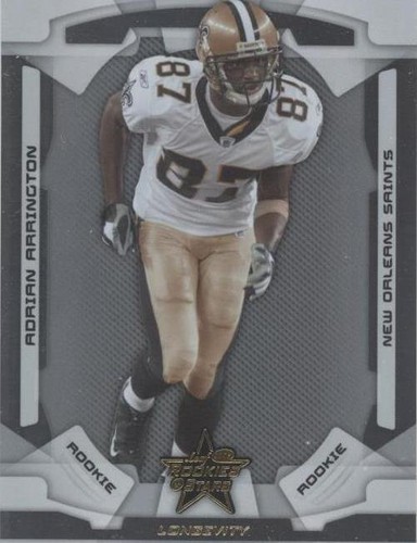 2008 Leaf Rookies & Stars Longevity Adrian Arrington #116