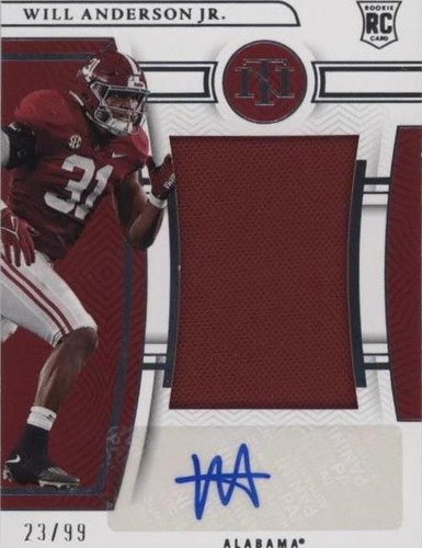 2023 Panini National Treasures Collegiate Will Anderson #CMS-WAJ