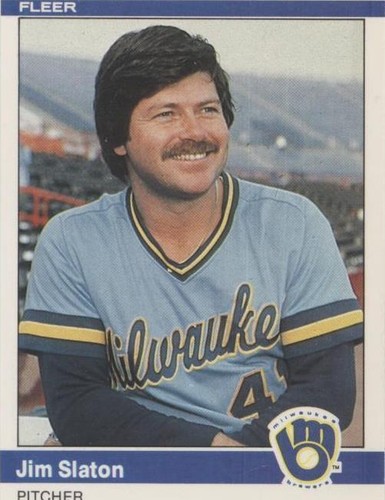 1984 Fleer - Jim Slaton #214