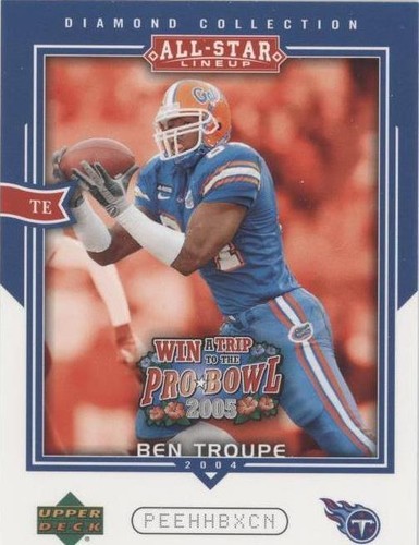 2004 Upper Deck Diamond Collection All-Star Lineup Ben Troupe #AS17