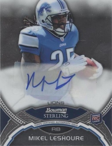 2011 Bowman Sterling Mikel Leshoure #BSA-ML