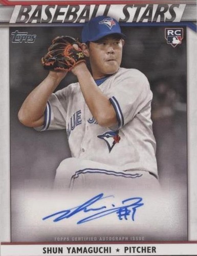 449 Shun Yamaguchi Toronto Blue Jays RC 2020 Topps Gold Star