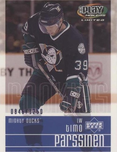 2001-02 Upper Deck Play Makers Limited - Timo Parssinen #101